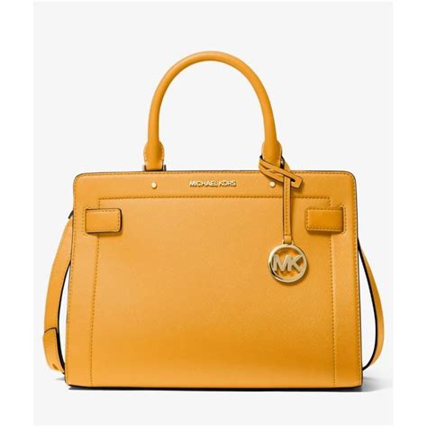 michael kors rayne|mk medium saffiano leather satchel.